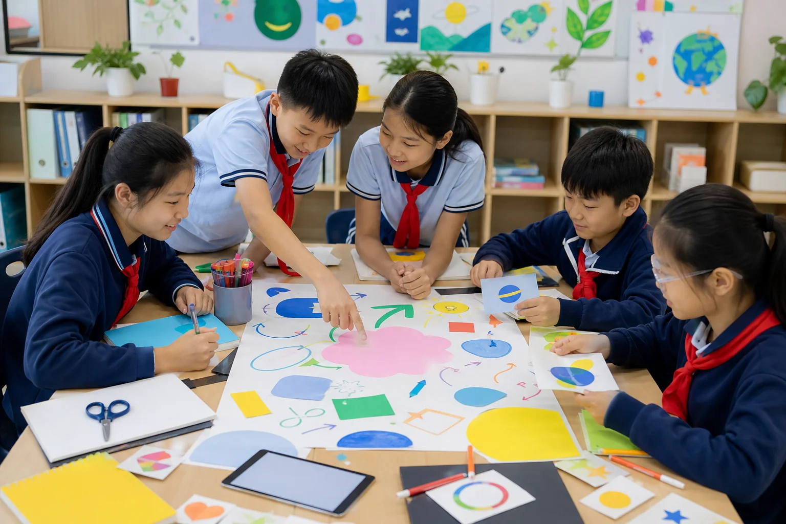 学生做Project项目