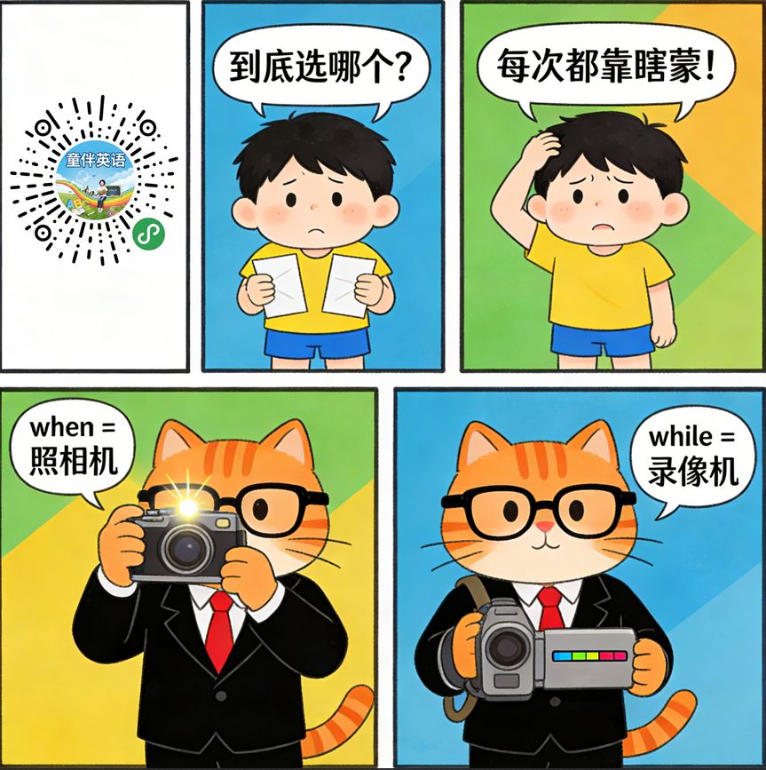 when 和 while用法图示