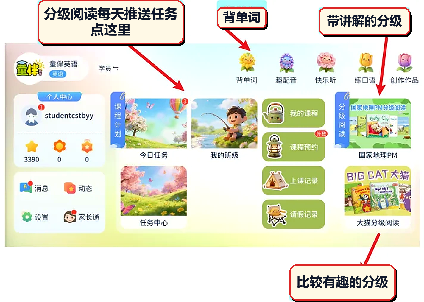 APP首页功能概览 1